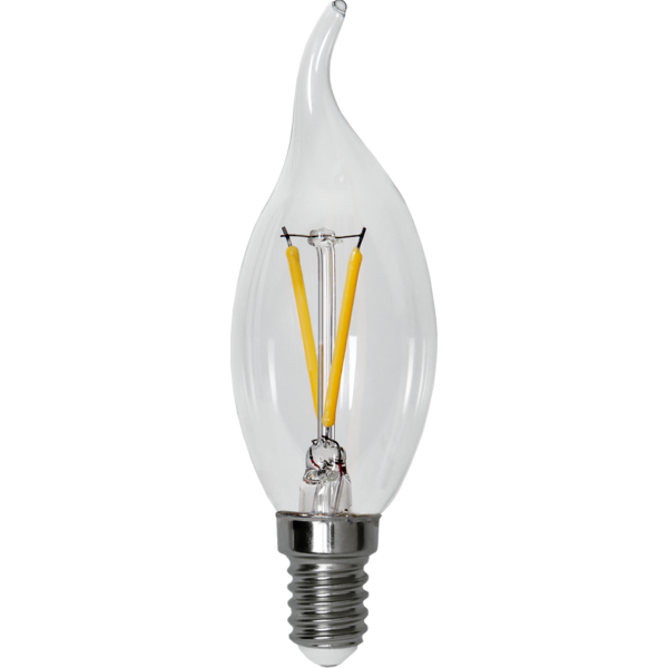 LED-Lampa E14 C35 Clear
