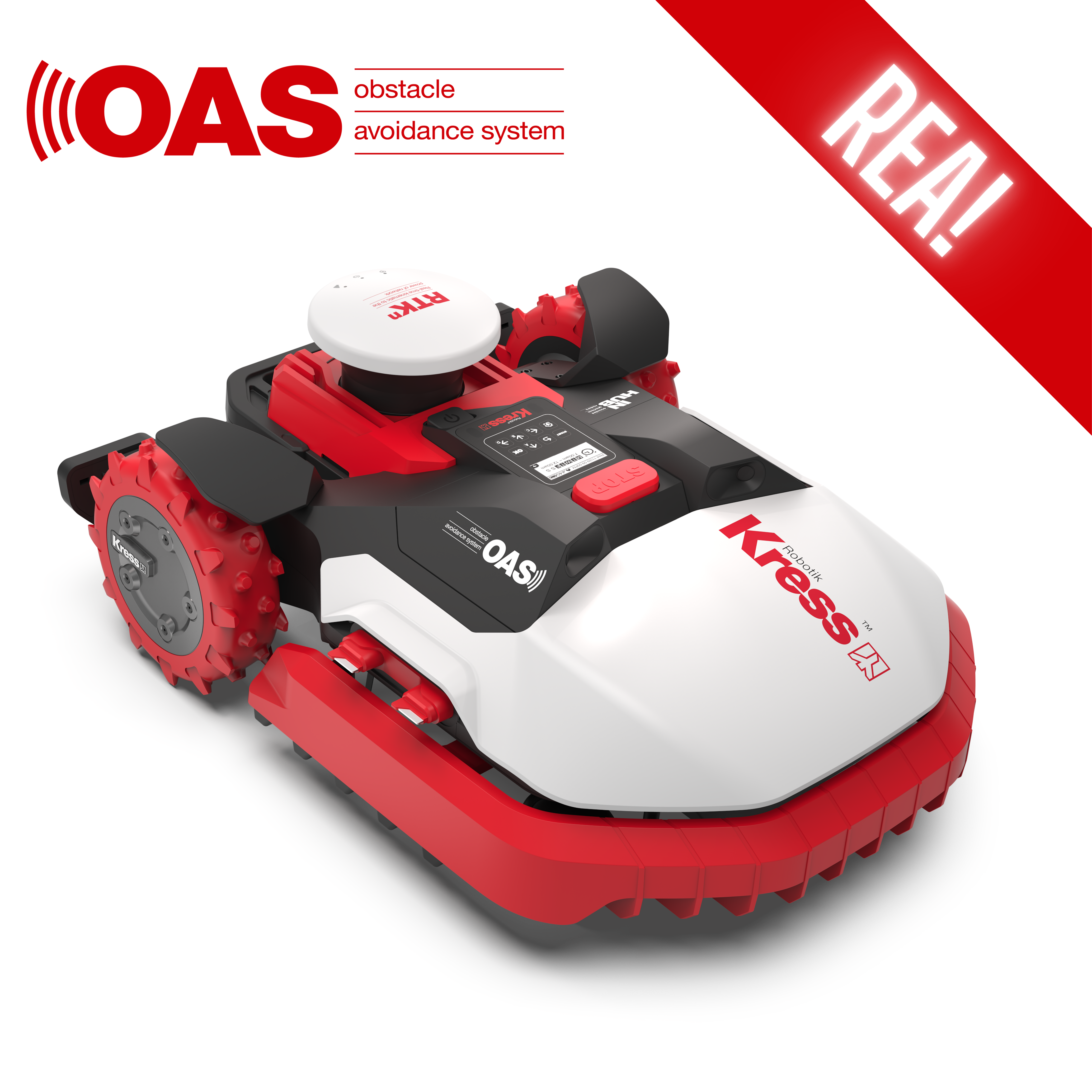 Kress RTKⁿ 12 000 m² robotgräsklippare med OAS KR233E