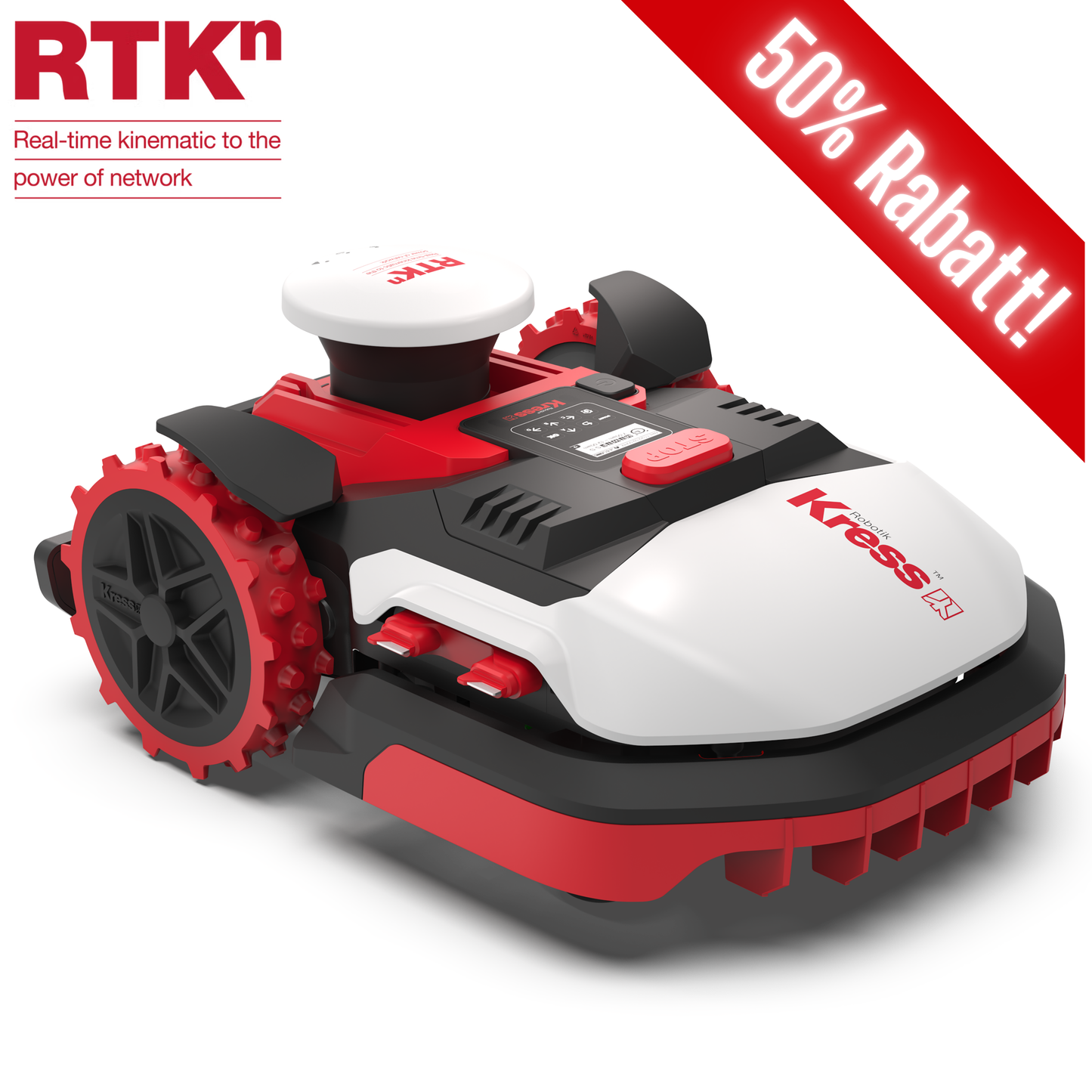 Kress KR160E RTKⁿ 600 m² robotgräsklippare