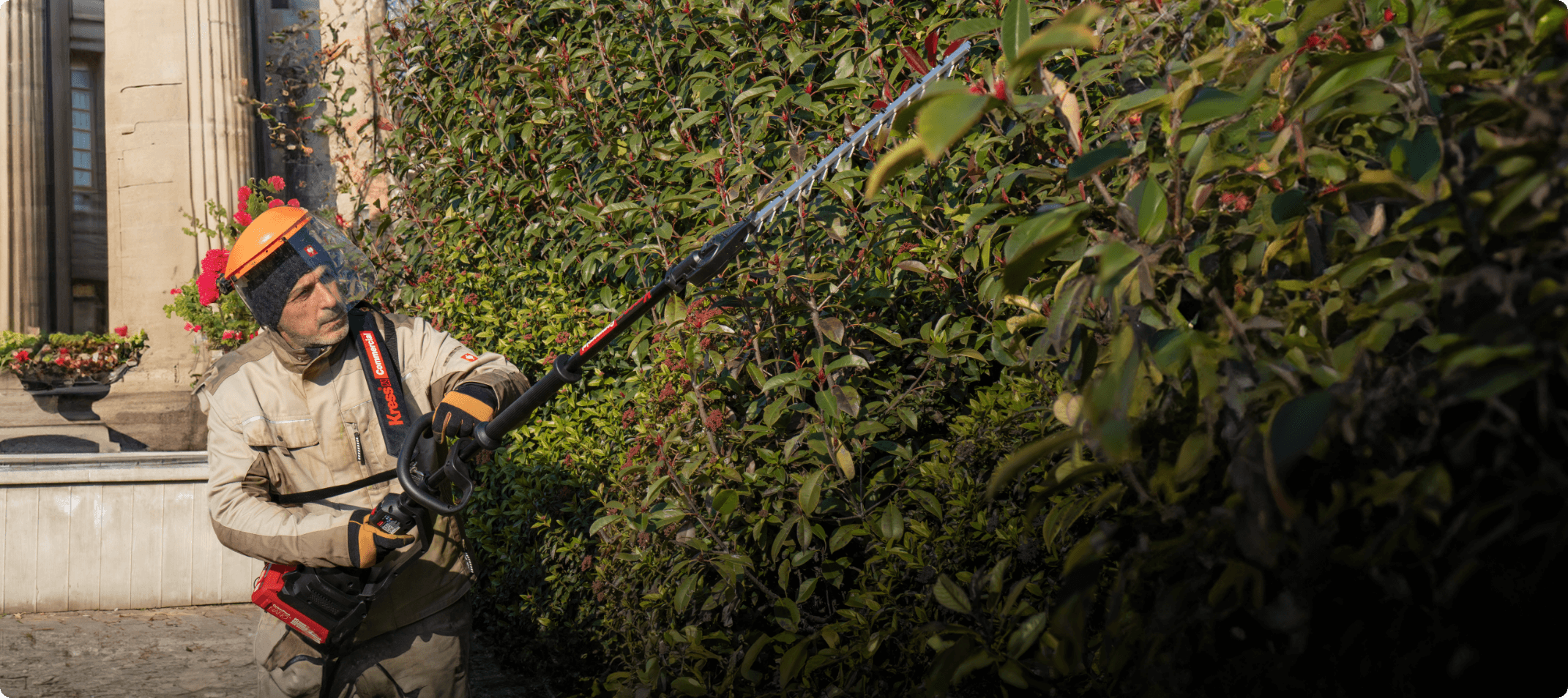 Kress Commercial stånghäcksax 60 V 55 cm  (0°) aggregat KC241.9