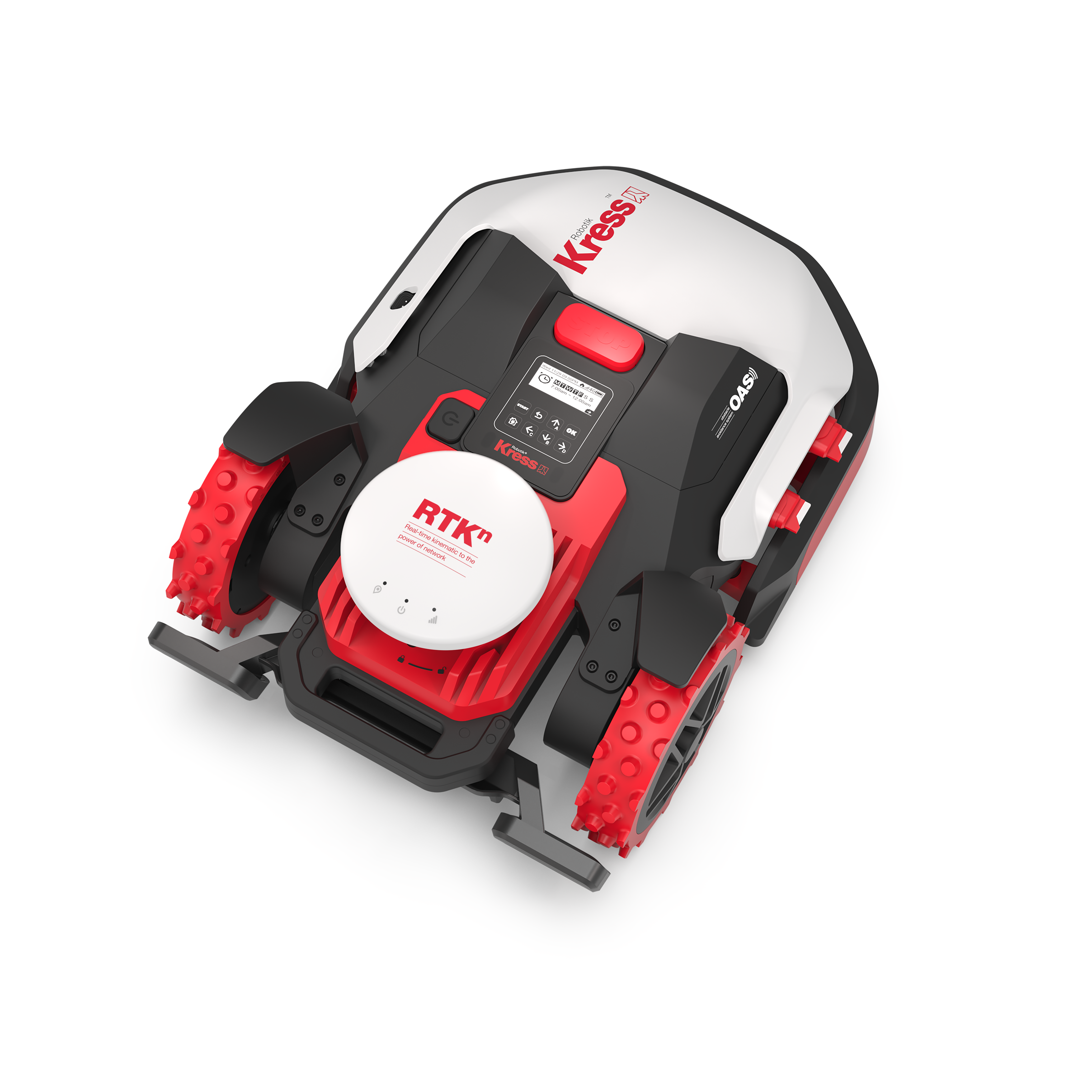 Kress KR161E RTKⁿ 1 000 m² robotgräsklippare med OAS