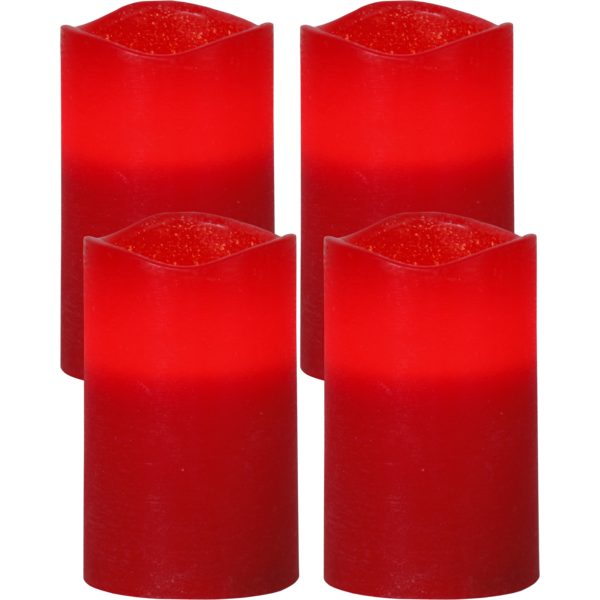 LED Blockljus 4-pack May