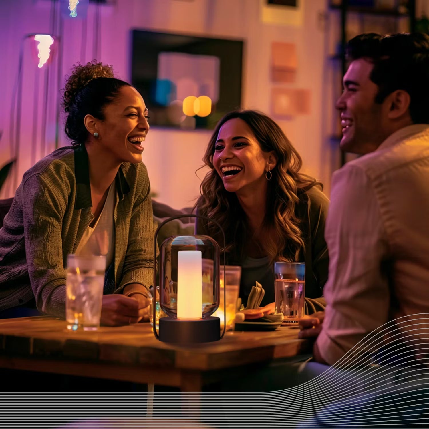 CALEX Bordslykta Como Svart