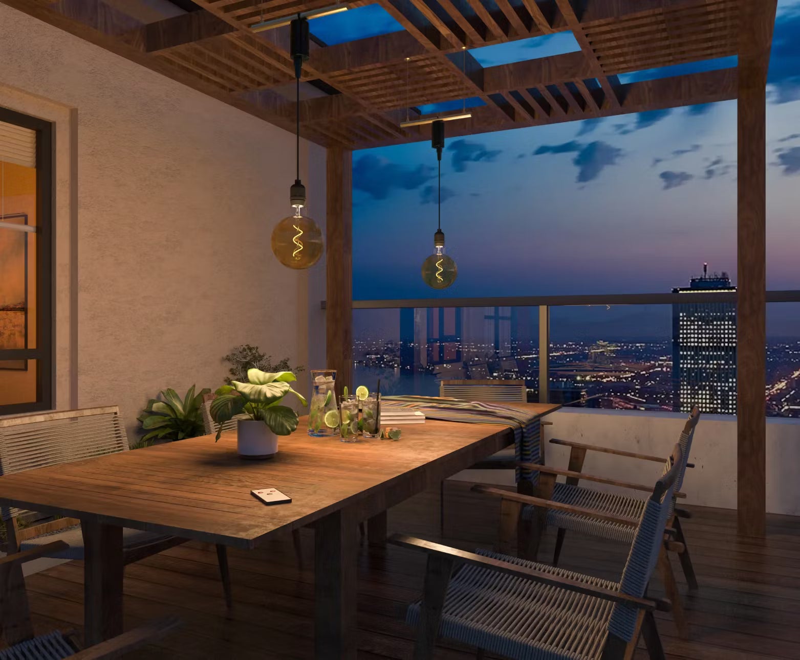 CALEX Hängande lampa Batteri