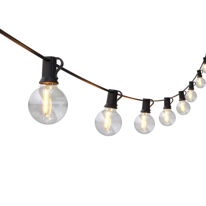 CALEX Partyslinga Varmvit 30m