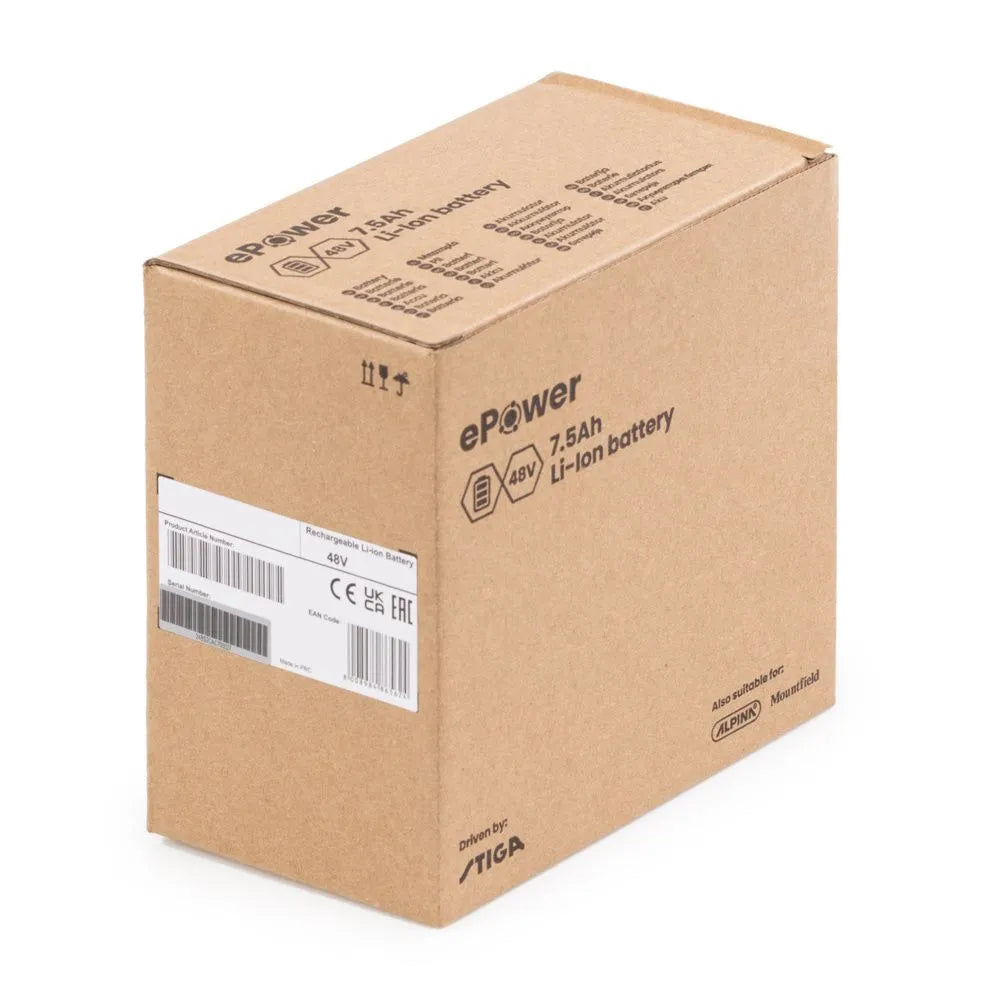 Batteri Stiga E 475-48v 7,5ah