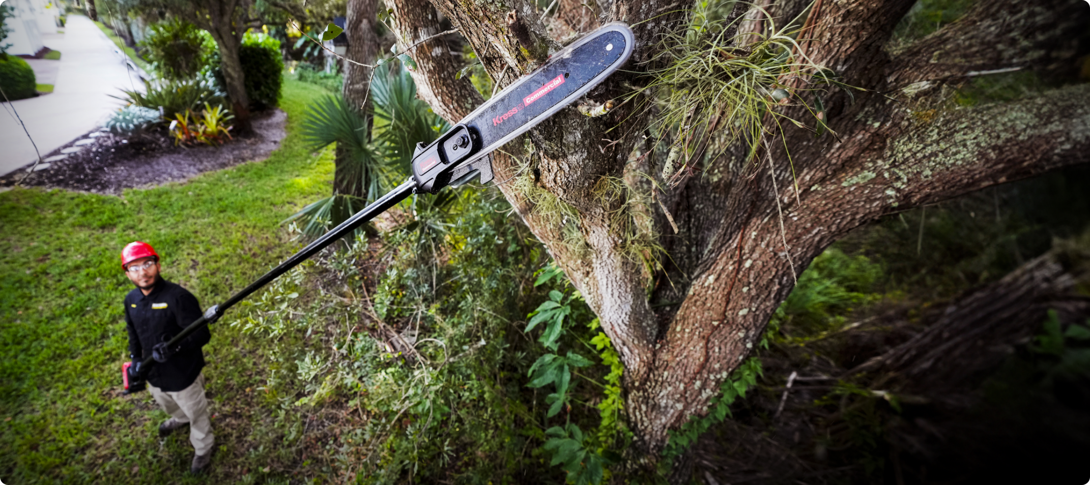 Kress Commercial teleskopisk stångsåg  60 V 25 cm KC330.9