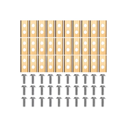 Knivsats för Worx och Redback robotgräsklippare - 30 st. Titanbelagt stål inkl. Skruvar.