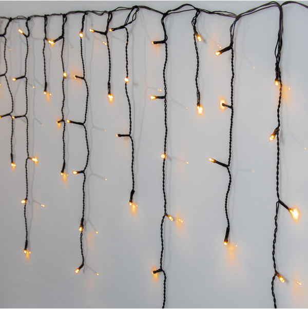 Istappsslinga Golden Warm White 12 meter