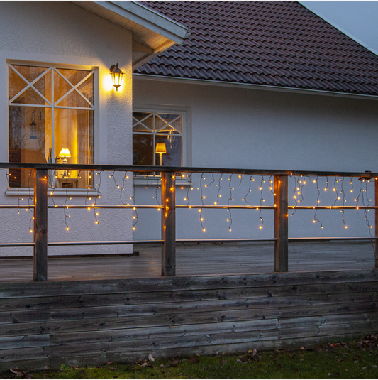 Istappsslinga Golden Warm White 12 meter